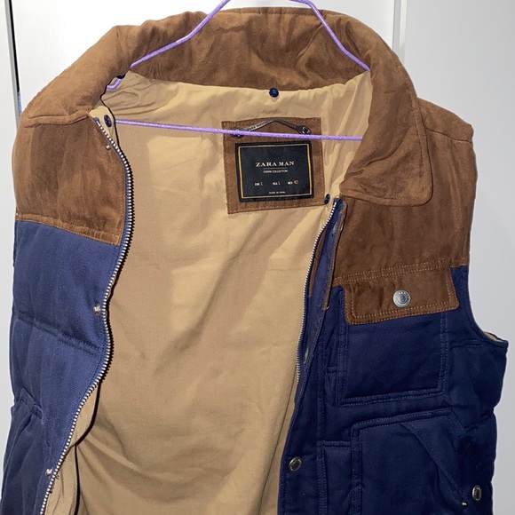 Mocha/Chocolate/NavyBlue Vest - Picture 3 of 3